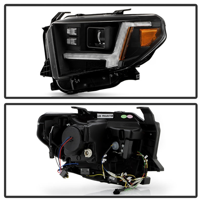 SPYDER Apex 14-21 Toyota Tundra High-Power LED Module Headlights - Black (PRO-YD-TTU14V2AP-SBSEQ-BK) 5088727 5088727 Photo - Unmounted