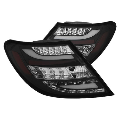 Spyder Mercedes Benz W204 C-Class 08-11 LED Tail Lights Incandescent only - Blk ALT-YD-MBZC08-LED-BK 5072689 5072689 Photo - Primary