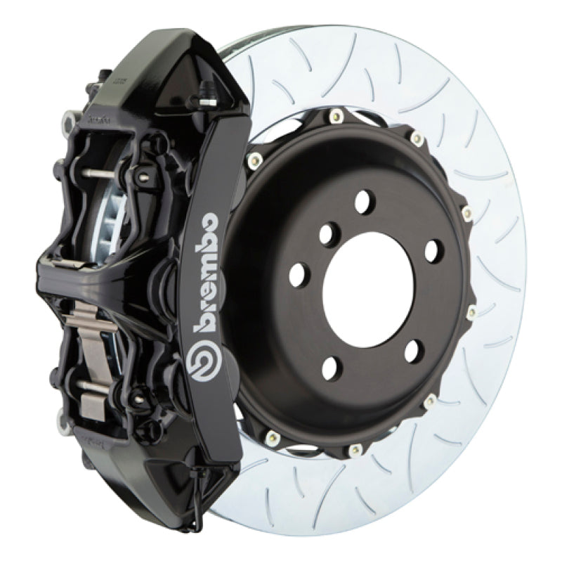 Brembo 84-87 Testarossa Front GT BBK 6 Piston Cast 380x32 2pc Rotor Slotted Type-3-Black 1M3.9059A1