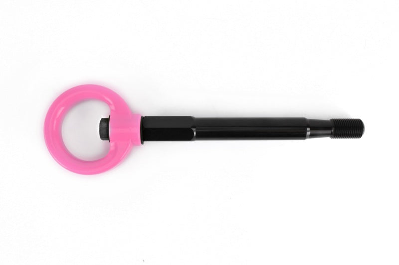 Perrin Performance Perrin 2022 Subaru WRX / 18-21 Crosstrek / 14-21 Forester Tow Hook Kit (Front) - Hyper Pink PSP-BDY-237HP