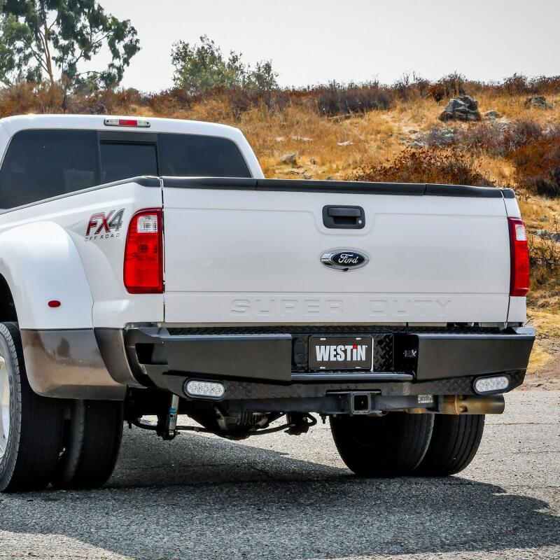 Westin 11-16 Ford F-250/350 HDX Bandit Rear Bumper - Black 58-341115 58-341115 Photo - Mounted