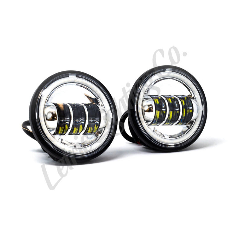 Letric Lighting 4.5in Chrome Full-Halo Indian LLC-ILPL-CH LLC-ILPL-CH Photo - Primary