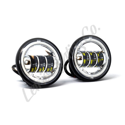Letric Lighting 4.5in Chrome Full-Halo Indian LLC-ILPL-CH LLC-ILPL-CH Photo - Primary