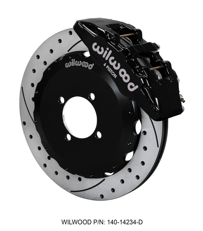 Wilwood DP6A Front Hat Kit, 12.88", Drilled, 2016-Up Mazda MX5 Miata 140-14234-D User 1