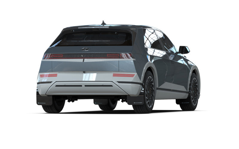 Rally Armor 2022 Hyundai Ioniq 5 Black Mud Flap w/ Light Blue Logo MF87-UR-BLK-PBL MF87-UR-BLK-PBL User 1