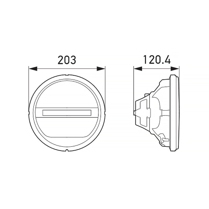 Hella Headlamp INSERT GR 1F8 241449011 241449011 Photo - Primary