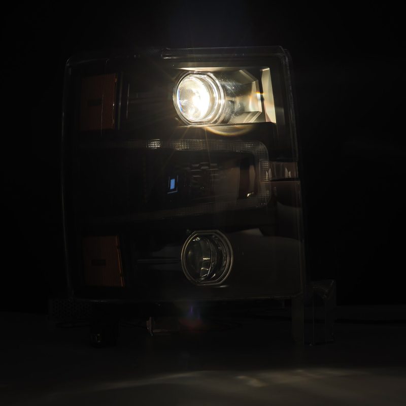 AlphaRex 14-15 Chevy 1500 PRO-Series Projector Headlights Black w/ Sequential Signal &  DRL 880245 880245 User 2