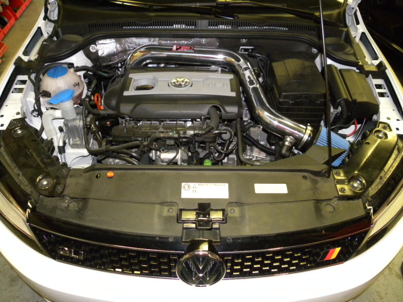 Injen Black Short Ram Air Intake 2012 VW MKVI Jetta GLi 2.0L TSI SP3076BLK Photo - Mounted