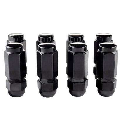 McGard Hex Lug Nut (Cone Seat / Duplex) 9/16-18 / 7/8 Hex / 2.5in. Length (8-Pack) - Black 64816 64816 Photo - out of package