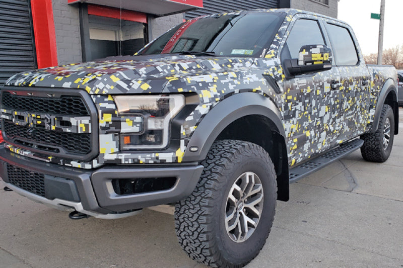 Rally Armor 17-19 Ford F-150 Raptor UR Black Mud Flap w/ Dark Grey Log MF53-UR-BLK/DGRY User 1