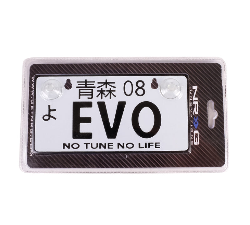 NRG JDM Mini License Plate (Hiroshima) 3" X 6" - EVO MP-001-EVO Photo - Primary