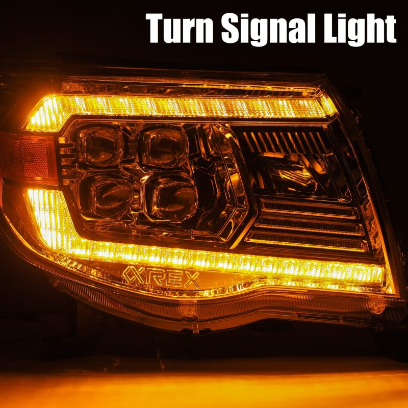 AlphaRex 05-11 Toyota Tacoma NOVA LED Projector Headlights Plank Style Alpha Black w/Activ Light/DRL 880742 880742 User 3