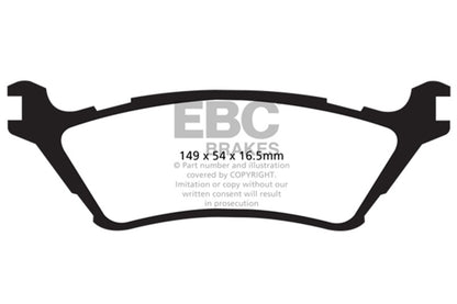 EBC Disc Brake Pad Set DP61891 Photo - Primary