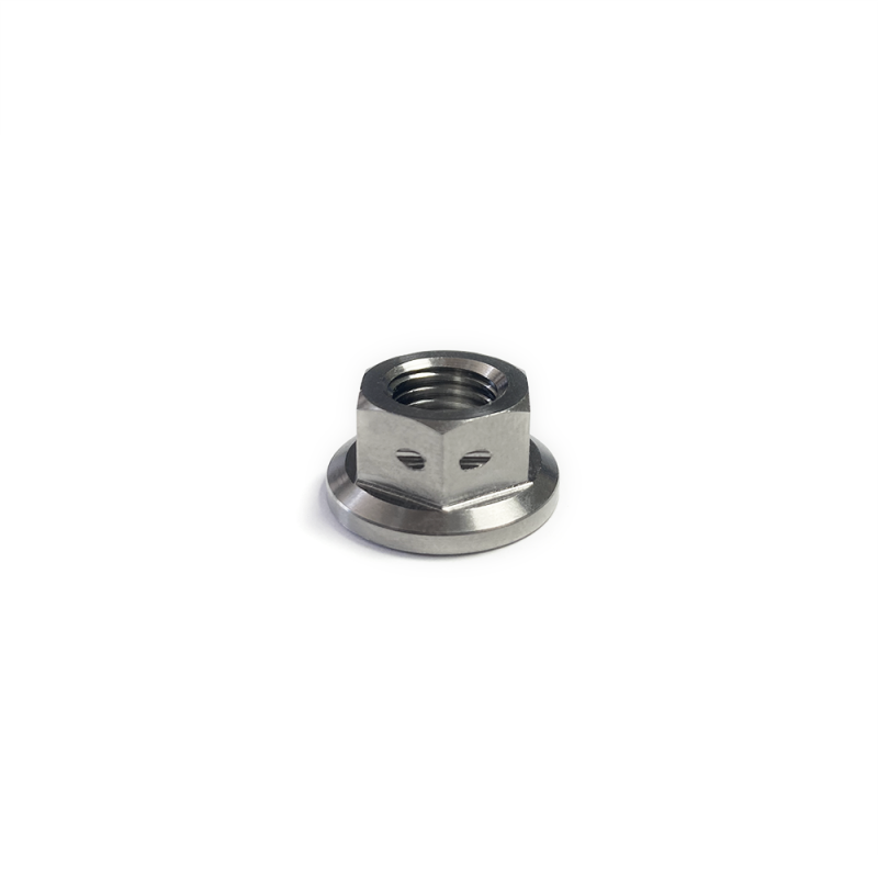 Ticon Industries Titanium Nut Flanged M10x1.5TP 14mm 6pt Head Drilled 126-10615-0510 126-10615-0510 User 1