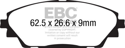 EBC Disc Brake Pad Set DP22185 Photo - Primary