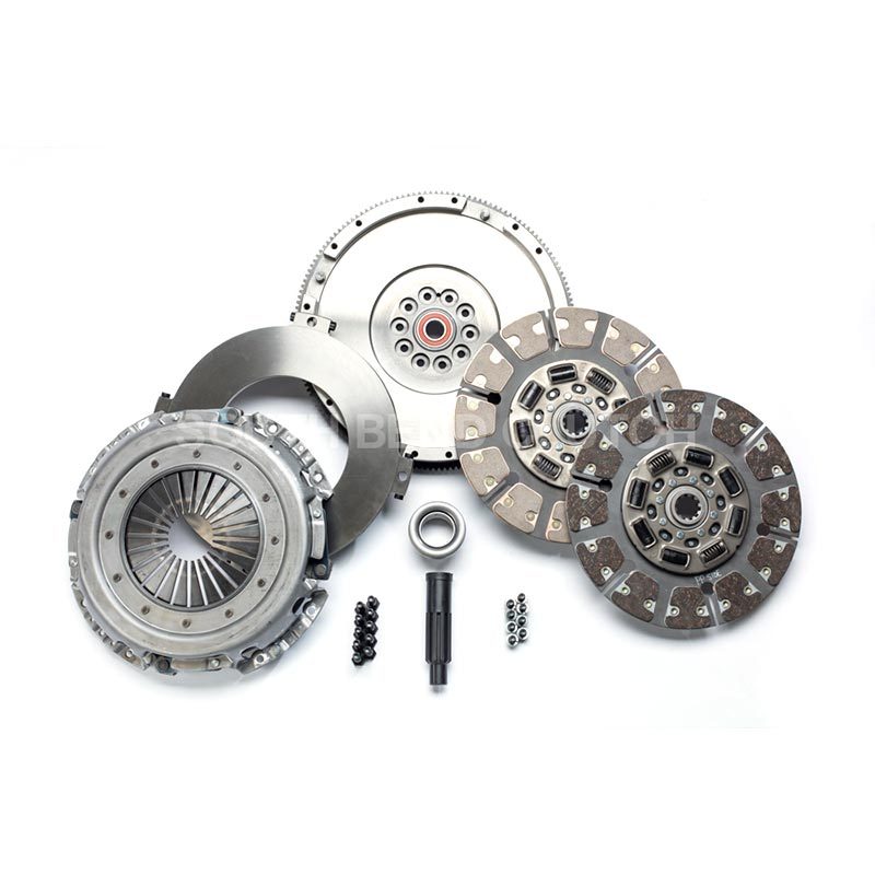 South Bend Clutch 08-09 Ford 6.4L ZF-6 Street Dual Disc Organic Clutch Kit SFDD3250-6.4-ORG SFDD3250-6.4-ORG Photo - Primary