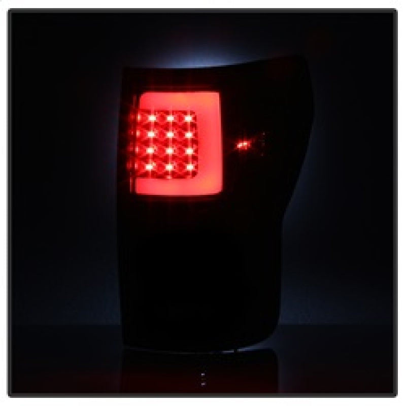 SPYDER xTune 07-13 Toyota Tundra Light Bar LED Tail lights - Black (ALT-ON-TTU07V2-LBLED-BK) 9038563 9038563 Photo - Unmounted