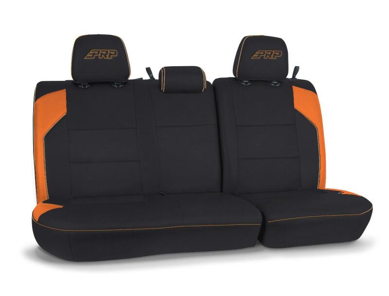 PRP Seats PRP 16-23 Toyota Tacoma Rear Bench Cover - Black/Orange B054-05 B054-05 Photo - Primary