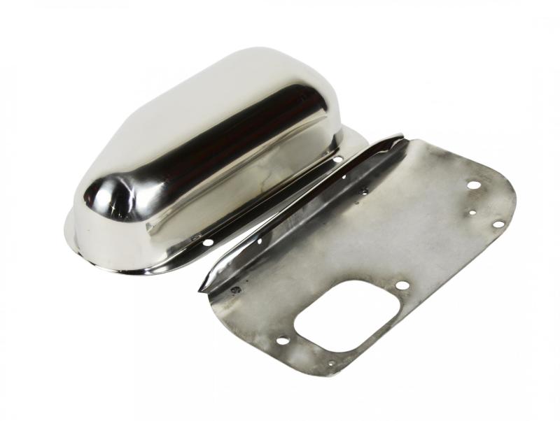 Kentrol 76-86 Jeep Wiper Motor Cover CJ - Polished Silver 30459 30459 Photo - Primary