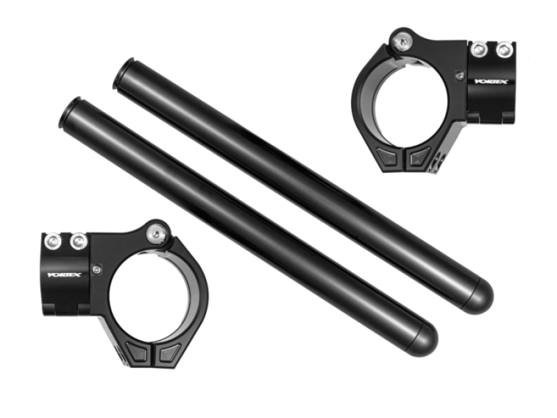 Vortex Racing 7 Degree Bar Angle Zero Offset 55mm Fork Tube CL55BK CL55BK Photo - Primary