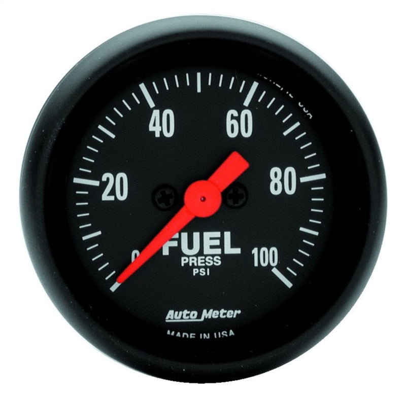 Autometer Gauge, Fuel Pressure, 2 1/16", 100PSI, Digital Stepper Motor, Z-Series 2663 Photo - Primary