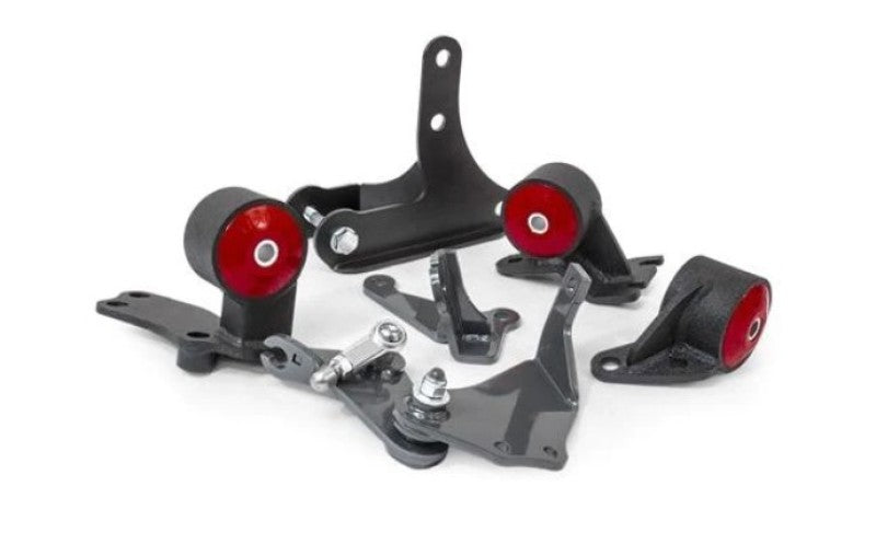 Innovative 88-91 Civic D-Series Black Steel Mounts 85A Bushings (92+ Engine Hydro Conversion) 49152-85A