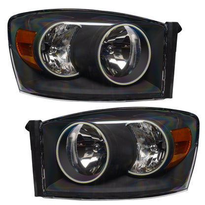 ORACLE Lighting Oracle 07-08 Dodge Ram SMD HL - Black - ColorSHIFT w/ Simple Controller 8187-504 8187-504 Photo - lifestyle view