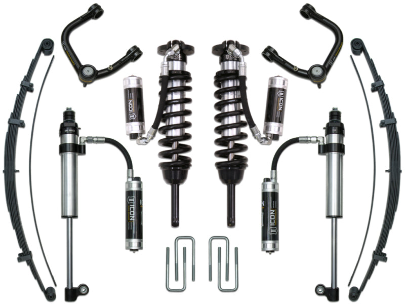 ICON 05-15 Toyota Tacoma 0-3.5in/16-17 Toyota Tacoma 0-2.75in Stg 9 Suspension System w/Tubular Uca K53009T K53009T Photo - Primary