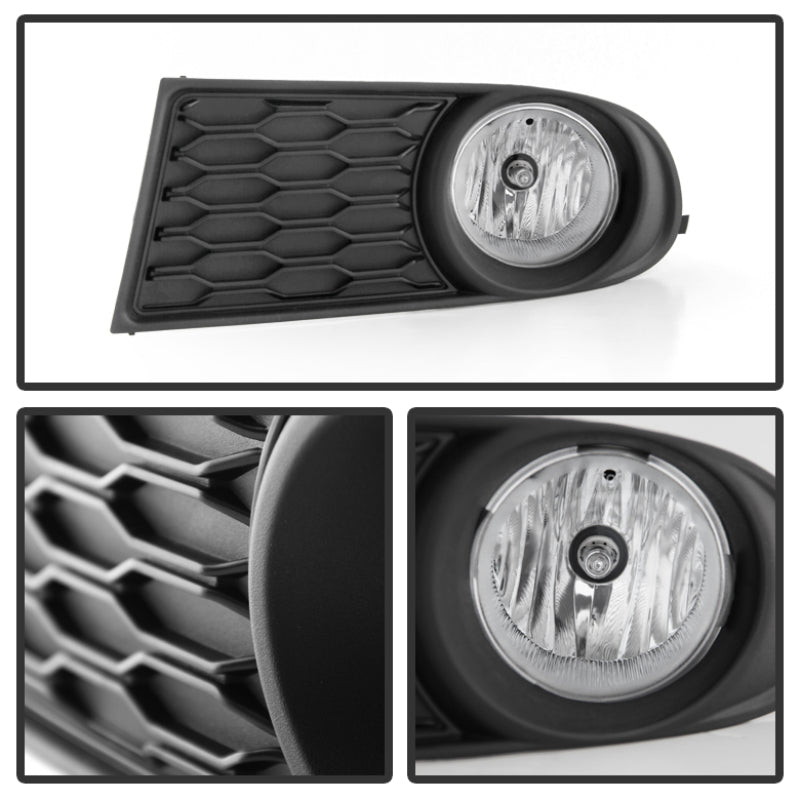 Spyder Dodge Journey 2011-2014 OEM Fog Light W/Universal Switch- Clear FL-DJ2011-C 5080448 5080448 User 1