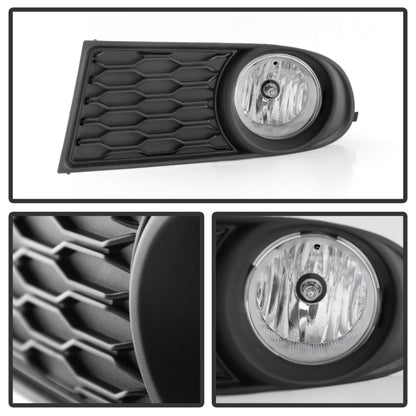 Spyder Dodge Journey 2011-2014 OEM Fog Light W/Universal Switch- Clear FL-DJ2011-C 5080448 5080448 User 1