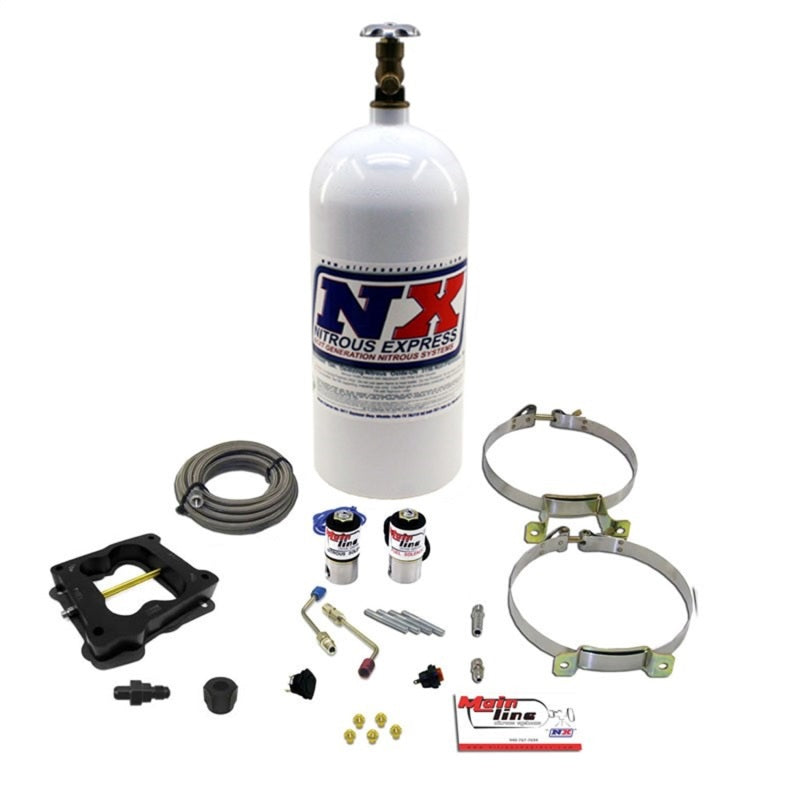 Nitrous Express Mainline Q-Jet Carb System With 10Lb Bottle ML1002 Photo - Primary