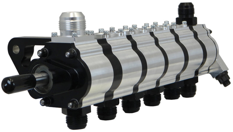 Moroso 6 Stage Dry Sump Oil Pump w/Fuel Pump Drive - Tri-Lobe - Left Side - 1.200 Pressure 22366 22366 Photo - Primary