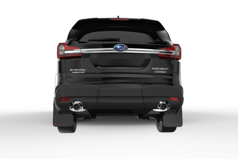 Rally Armor  18-19 Subaru Ascent UR Red Mud Flap w/ White Logo MF49-UR-RD/WH User 2