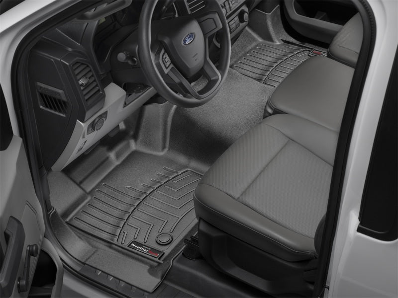 WeatherTech 2019+ Chevrolet Silverado 1500 (Regular Cab) Rear FloorLiner - Black 4415422V 4415422V Photo - Primary