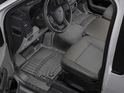 WeatherTech 2019+ Chevrolet Silverado 1500 (Regular Cab) Rear FloorLiner - Black 4415422V 4415422V Photo - Primary