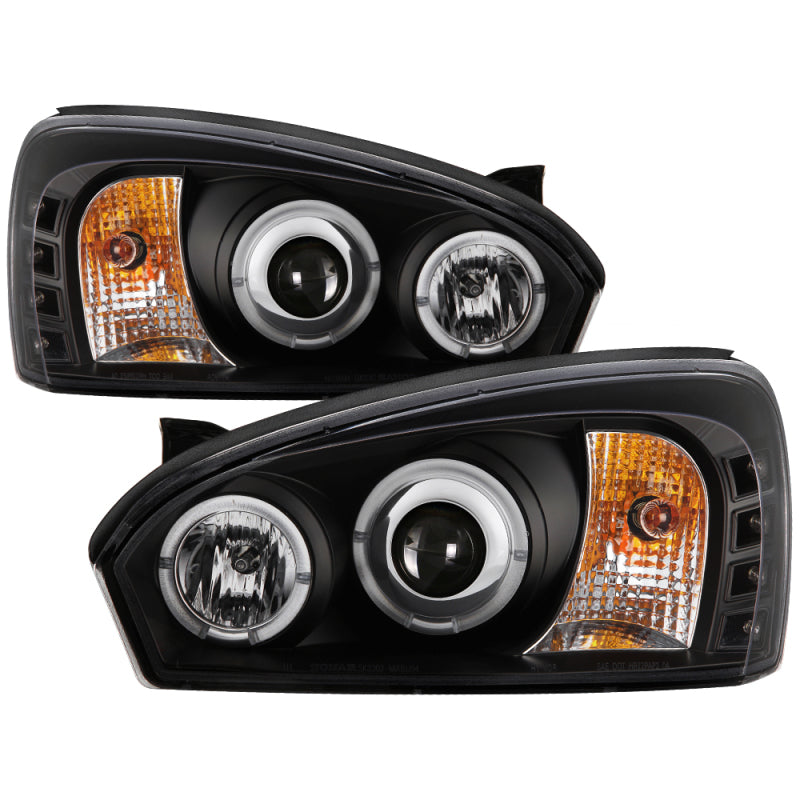 Spyder Chevy Malibu 04-07 Projector Headlights LED Halo LED Black High H1 Low H1 PRO-YD-CM04-HL-BK 5042675 5042675 Photo - Primary