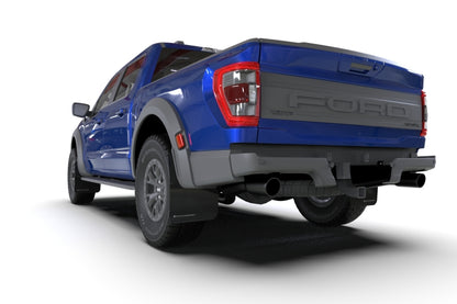 Rally Armor 21-23 Ford F-150 Raptor Black UR Mud Flap w/ Metallic Black Logo MF73-UR-BLK-MBK MF73-UR-BLK-MBK User 1