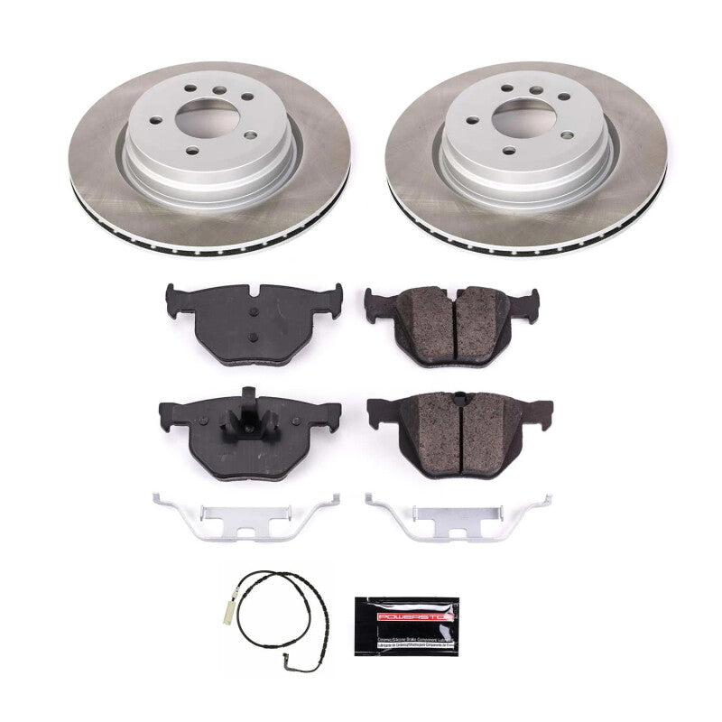 PowerStop Power Stop 07-08 BMW 335xi Rear Semi-Coated Rotor Kit SC045 SC045 Photo - Primary