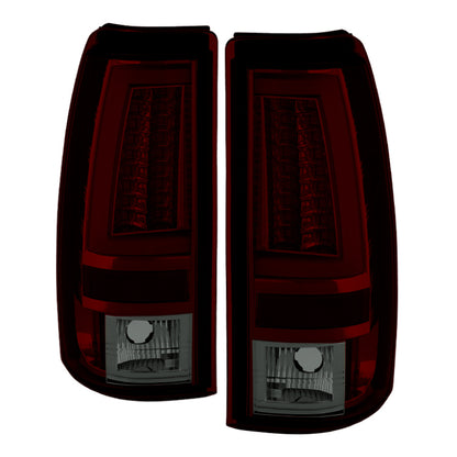 Spyder Chevy Silverado 1500/2500 03-06 Version 2 LED Tail Lights - Red Smoke ALT-YD-CS03V2-LED-RS 5081933 5081933 Photo - Primary