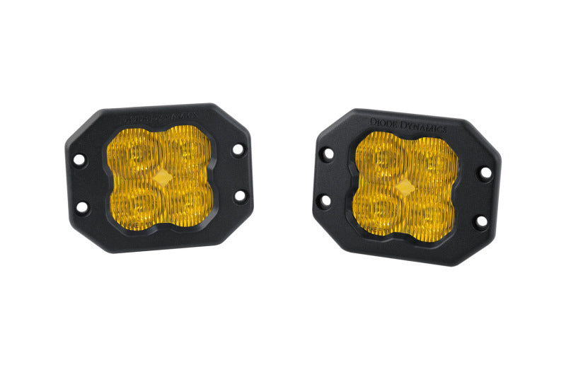 Diode Dynamics SS3 Pro ABL - Yellow SAE Fog Flush (Pair) DD6940P DD6940P Photo - Primary