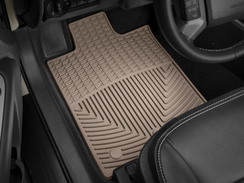 WeatherTech WT Rubber Mats - Rear - Tan Floor Mats Floor Mats - Rubber main image