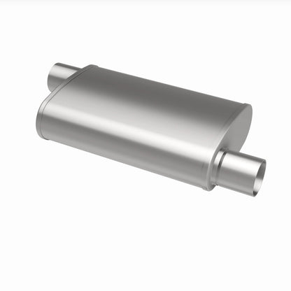 MagnaFlow 4" X 9" Oval Offset/Offset XL Multi-Chamber Performance Muffler 13236 360 Degree Image Set