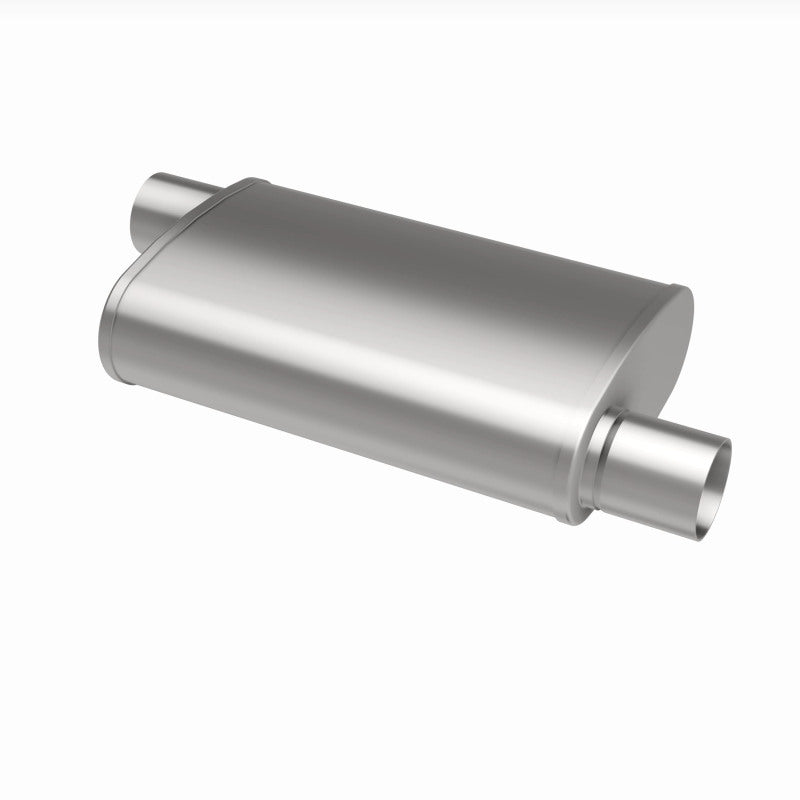 MagnaFlow 4" X 9" Oval Offset/Offset XL Multi-Chamber Performance Muffler 13236 360 Degree Image Set