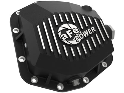 aFe Street Series Rear Differential Cover Black w/Machined Fins 20+ Jeep Gladiator JT (Dana M220) 46-71190B 46-71190B Photo - Unmounted