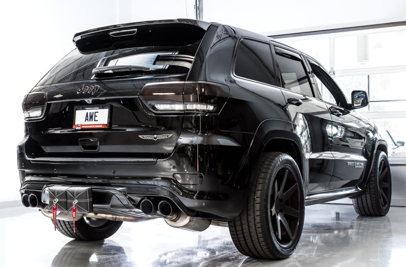 AWE Tuning 2020 Jeep Grand Cherokee SRT/Trackhawk Track Edition Exhaust - Use w/Stock Tips 3020-31023 3020-31023 Photo - Mounted