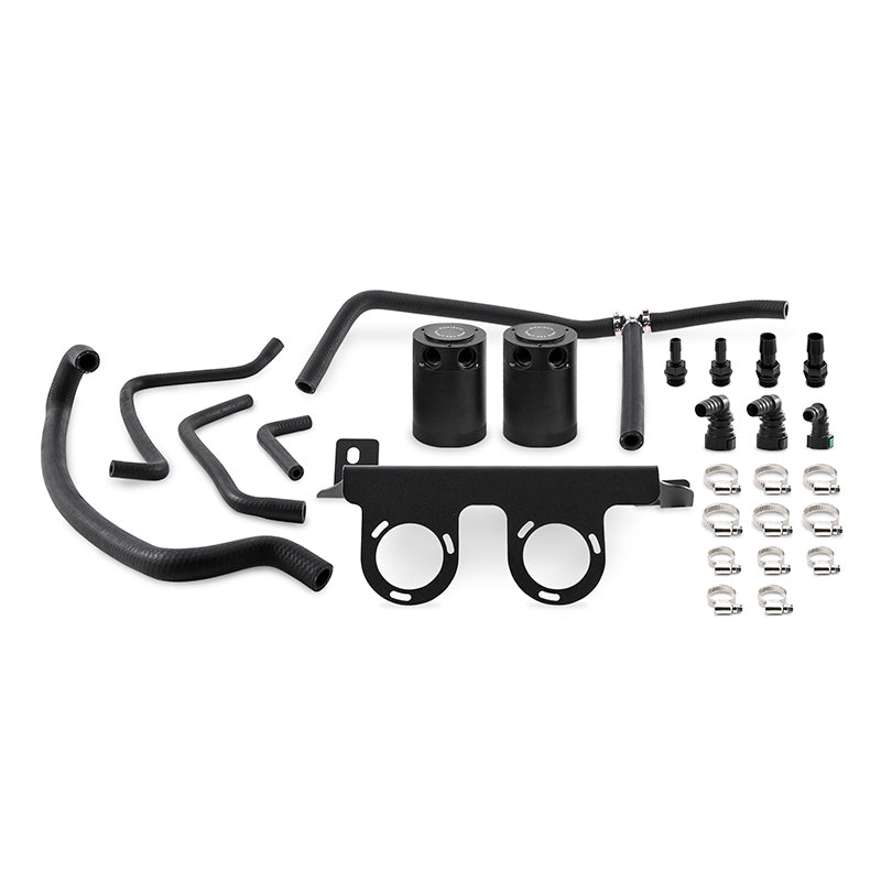 Mishimoto 2016+ Chevrolet Camaro 2.0T Baffled Oil Catch Can Kit MMBCC-CAM4-16SBE Photo - Primary