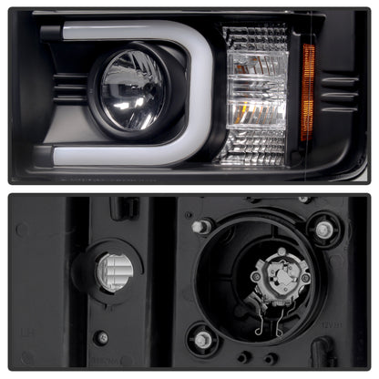 Spyder Chevy Silverado 2014-16 2500 HD Projector Headlights Light Bar DRL Blk PRO-YD-CSHD14-LBDRL-BK 5081032 5081032 User 1