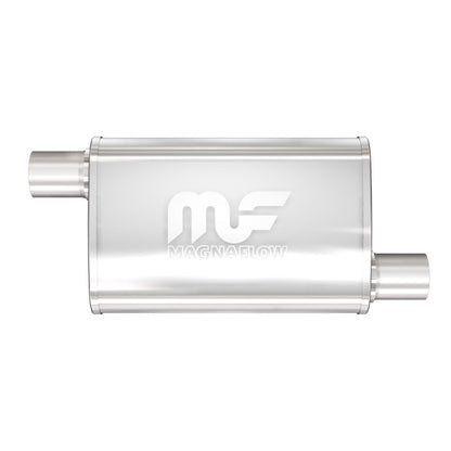 MagnaFlow 4" X 9" Oval Offset/Offset Straight Through Performance Muffler 14335 Photo - Primary