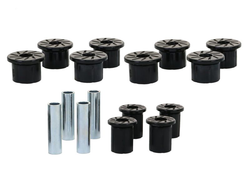 Whiteline 89-95 Toyota Pickup / 01-04 Toyota Tacoma Rear Leaf Spring Shackle Bushing Kit W73470 W73470 Photo - out of package