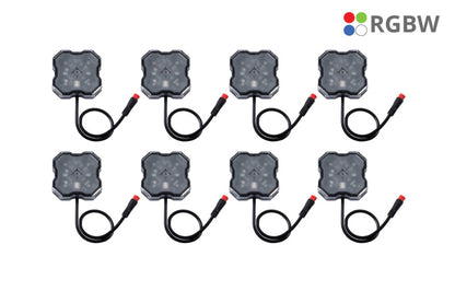 Diode Dynamics Stage Series RGBW LED Rock Light (8-pack) DD7454 DD7454 Photo - Primary